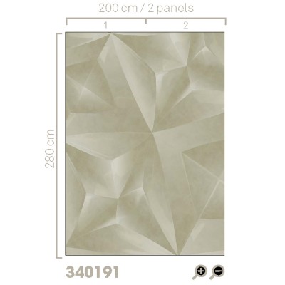 Φωτοταπετσαρία Τοίχου 200x280cm σε 2 ρολλά των 100cm EIJFFINGER GILDED green 340191