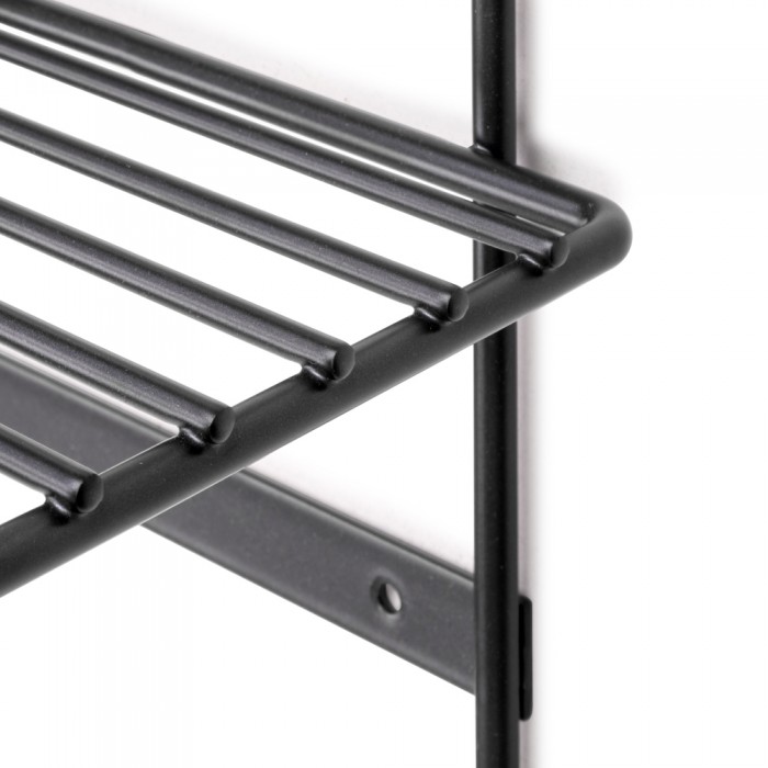 Βάση για σιδερώστρα, αξεσουάρ σιδερώστρας και σίδερου από Ατσάλι 200x200x380mm Emuca 8151635 σε Γκρι Ανθρακί