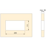 Πρίζα Γραφείου 120x265mm Ασημί με 2 Πρίζες Σούκο - HDMI - RJ45 - USB A - USB C Emuca 5039925