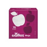 Χαρτοπετσέτες 33x33cm 70 τεμάχια 1φυλλες Λευκές Endless Mega 1100330048