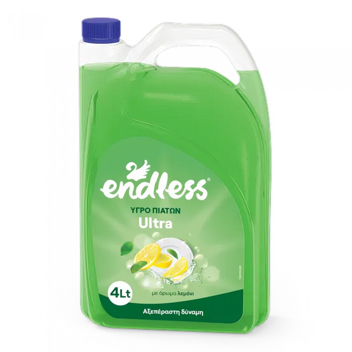 Υγρό Πιάτων Με Λεμόνι 4lt Endless Ultra 1200440200