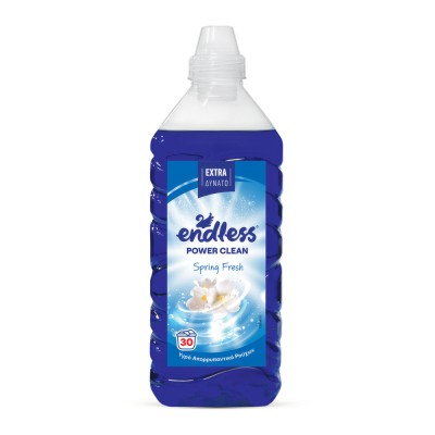 Υγρό Απορριπαντικό Ρούχων 1.85lt 30Μεζούρες Endless Power Clean Spring Fresh 1200180812