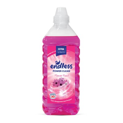 Υγρό Απορριπαντικό Ρούχων 1.85lt 30Μεζούρες Endless Power Clean Flower Feast 1200180813