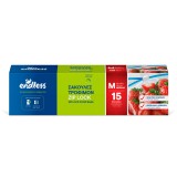 Σακούλες Τροφίμων με Zip Lock Μεσαίες 3L 15Τεμάχια Endless 2999110105