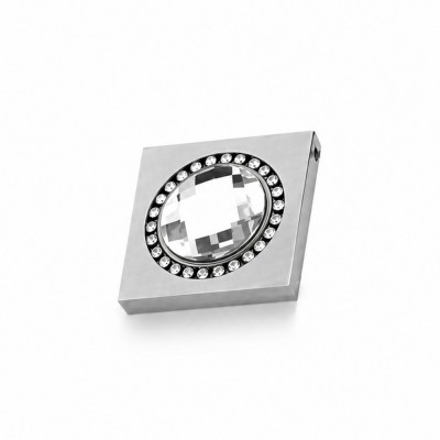 Μαγνήτης Αμπραζ Enis Φαιστός Ρουμπίνι Swarovski χωρίς ντίζα Νίκελ Ματ