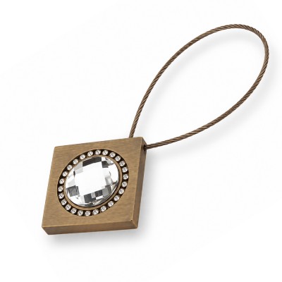 Μαγνήτης Αμπραζ Enis Φαιστός Ρουμπίνι Swarovski με ντίζα Αντικέ Ματ