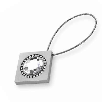 Μαγνήτης Αμπραζ Enis Φαιστός Ρουμπίνι Swarovski με ντίζα Νίκελ Ματ
