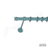 Kουρτινόξυλο Μεταλλικό Μονό Ø25 Enis BASIC σε χρώμα No51 8140