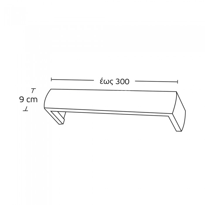Μετόπη Αλουμινίου Οβάλ Enis 1885 Όρο Ματ