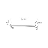 Μετόπη Αλουμινίου Οβάλ Enis 4756 Νίκελ Ματ