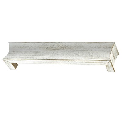 Μετόπη Αλουμινίου Οβάλ Enis 4756 Πατίνα Λευκό-Χρυσό