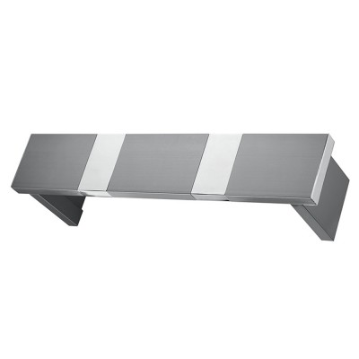 Μετόπη Inox-Μεταλλικές Enis 7587 Νίκελ Ματ με Τάπα Χρώμιο