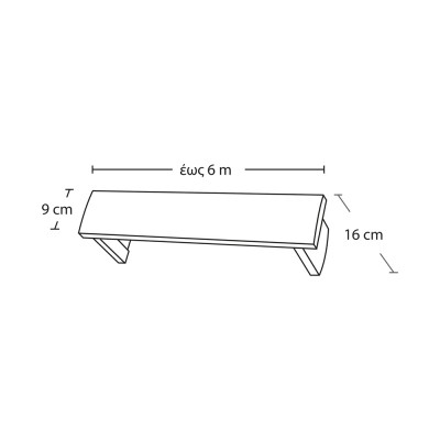 Μετόπη Inox-Μεταλλικές Enis 7701 Νίκελ Ματ με Τάπα Χρώμιο