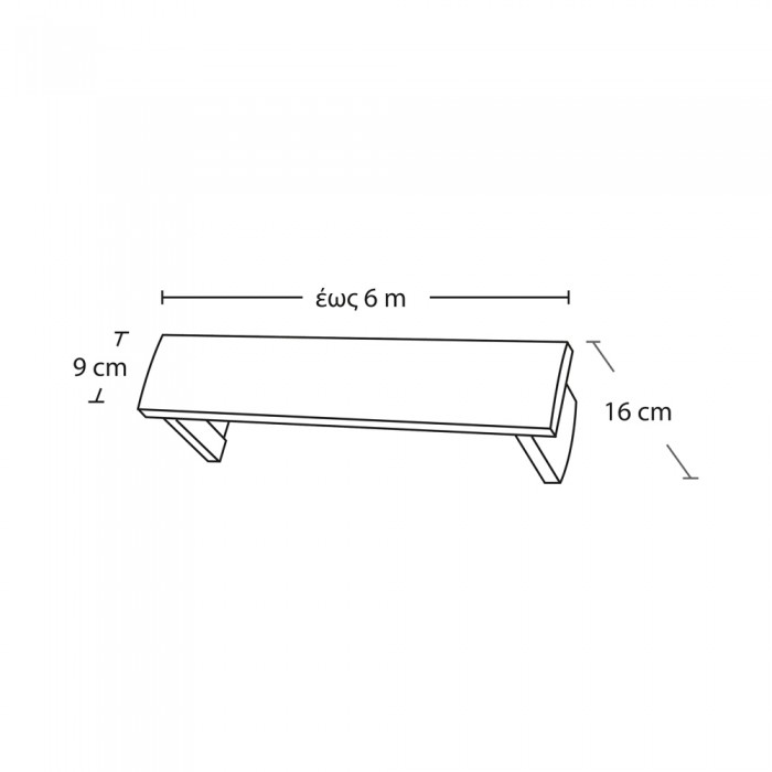 Μετόπη Inox-Μεταλλικές Enis 7701 Νίκελ Ματ με Τάπα Χρώμιο