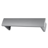 Μετόπη Inox-Μεταλλικές Enis 7701 Νίκελ Ματ με Τάπα Χρώμιο