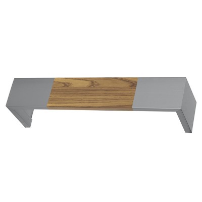 Μετόπη Αλουμινίου Τετράγωνη Enis 8079 Νίκελ Ματ-Καστανιά Ν.200