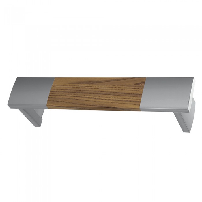 Μετόπη Αλουμινίου Enis 8097 Νίκελ Ματ-Καστανιά Ν.201 με Τάπα Χρώμιο