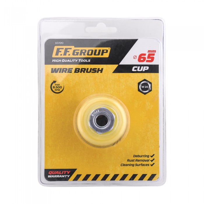 Συρματόβουρτσα Καμπάνα με Πάσο M14 και Διάμετρο Ø65mm FF Group 10720