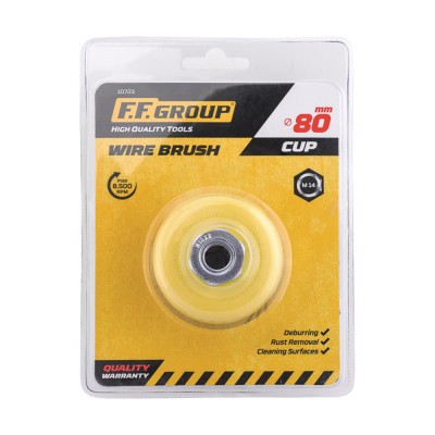 Συρματόβουρτσα Καμπάνα με Πάσο M14 και Διάμετρο Ø80mm FF Group 10723