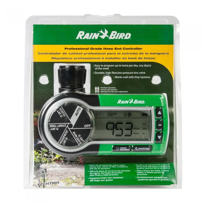 Προγραμματιστής Ποτίσματος Ψηφιακός Μπαταρίας 2xΑΑA RAIN BIRD 1ZEHTMR 33884
