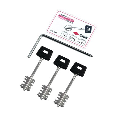 Σετ Αλλαγής Κωδικού Κλειδιών, 4 Τμχ Cisa 32922