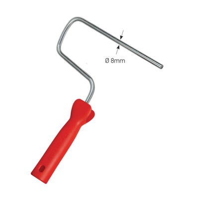 Χειρολαβή Ρολών Σφηνωτή Ø8mm κατάλληλη για ρολό 18cm Benman 34385