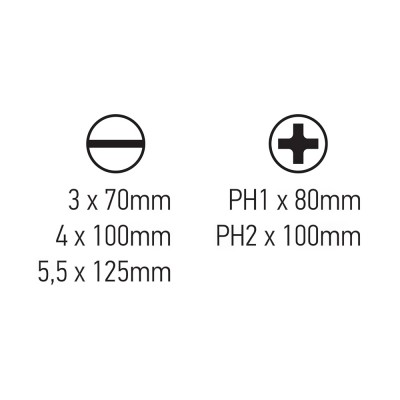 Πένσες Και Κατσαβίδια, Σετ 7 Τμχ F.F. Group 38376