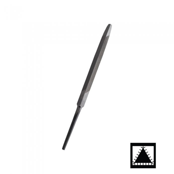 Λίμα Πριονιού Τριγωνική με Μήκος 125mm και Πλάτος 10.50mm CUT 2 - ΜΕΣΑΙΟ ΦΙΝΙΡΙΣΜΑ FF GROUP Pro Line 44775