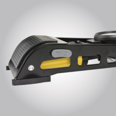 Τρόμπα Ποδιού Διπλή, Με Μανόμετρο Ακριβείας F.F. Group 45509