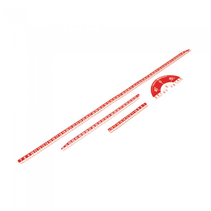 Αυτοκόλλητα Διαγραμμίσεων Για Μπάρα Μέτρησης Κατάλληλα Για Κόφτες 75P5, 93P5, 131P5, 161P5,  Σετ Montolit 481P5 49851