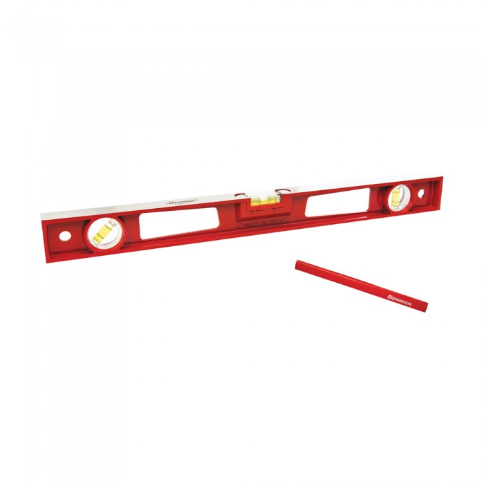 Αλφάδι L53 Με 3 Μάτια 60cm Benman 70636