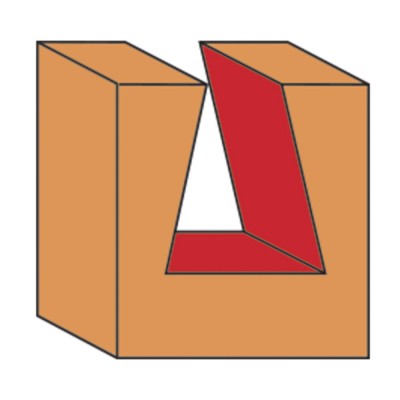 Φρέζα Χελιδονοουράς Δίκοπη, Στέλεχος 8mm 14° D:12.7mm Benman 71925