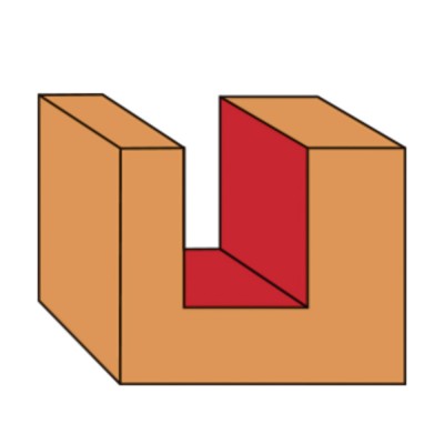 Φρέζα Αυλακώσεων Δίκοπη, Στέλεχος 8mm D:7mm Benman 71927