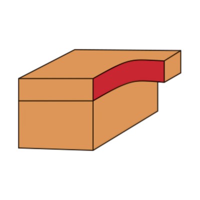 Φρέζα Κουρέματος Δίκοπη Με Ρουλεμάν Οδηγό, Στέλεχος 8mm D:9.5mm Benman 71947