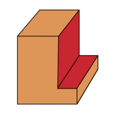 Φρέζα Πατούρας Δίκοπη Με Ρουλεμάν Οδηγό, Στέλεχος 8mm D:31.8mm Benman 71949