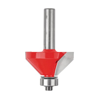 Φρέζα Φάσας Δίκοπη Με Ρουλεμάν Οδηγό, Στέλεχος 8mm 45° D:35.5mm Benman 71955