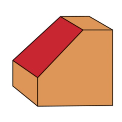 Φρέζα Φάσας Δίκοπη Με Ρουλεμάν Οδηγό, Στέλεχος 8mm 45° D:35.5mm Benman 71955