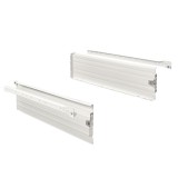 Μεταλλικά Πλαϊνά Συρταριού FGV με ύψος 15cm και βάθος 55cm σε χρώμα Λευκό