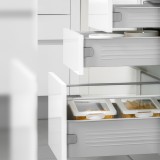 Μεταλλικά Πλαϊνά Συρταριού FGV με ύψος 15cm και βάθος 55cm σε χρώμα Λευκό