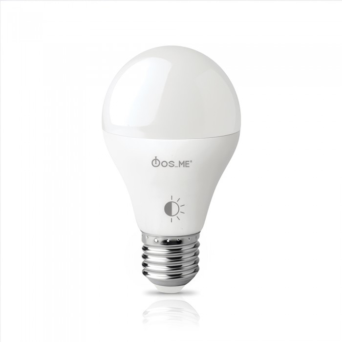 Λαμπά Led Me Αισθητήρα Φωτός 10w A60 E27 950 Lumens Φυσικό Φως Λευκό 4000κ Lineme 44-04954