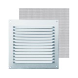 Περσίδα Εξαερισμού Inox Sus 430 Τετράγωνη 200x200mm με Σίτα  FEPRE 040488