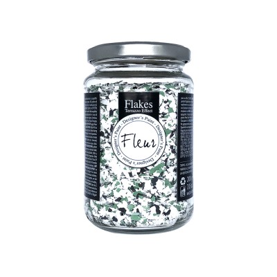 Πολύχρωμες Διακοσμητικές Νιφάδες 200gr Fleur Flakes Green-Jasper 14045