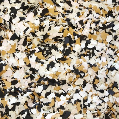 Πολύχρωμες Διακοσμητικές Νιφάδες 200gr Fleur Flakes Tiger-Eye 14049