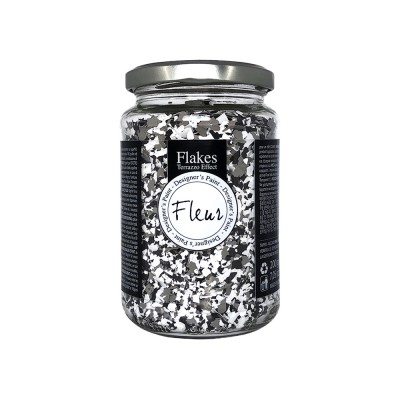 Πολύχρωμες Διακοσμητικές Νιφάδες 200gr Fleur Flakes Espresso-Brown-Marble 14050