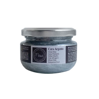 Μεταλλικό Ασημένιο Κερί 100ml FLEUR CERA ARGENTO 90387