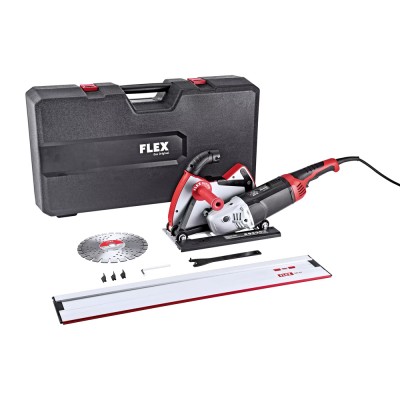 Γωνιακός Τροχός με Κεφαλή Αναρρόφησης Σκόνης με Οδηγό GRS 80 2600W FLEX DCG L 26-6 230 G-Set 494674