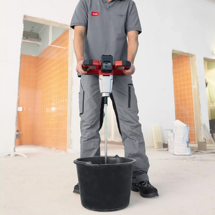 Αναδευτήρας μπαταρίας 2 ταχυτήτων με διακόπτη επιλογής στροφών 3 θέσεων 18.0V FLEX MXE 18.0 EC + HP2 120 495964