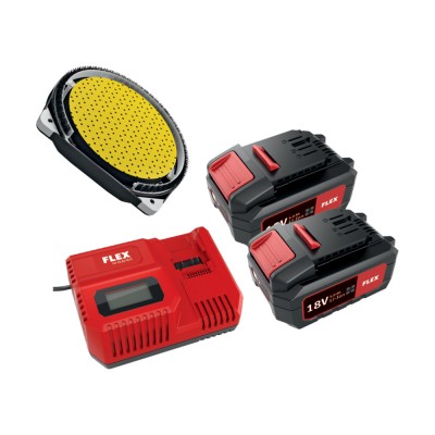 Τριβείο Τοίχου (Καμηλοπάρδαλη) Μπαταρίας με Σύστημα Εναλλάξιμων Κεφαλών 18V FLEX GE MH 18.0-EC/5.0 SET + MH-R 504041