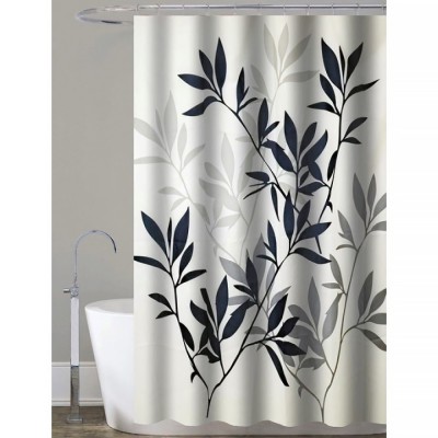 Κουρτίνα Μπάνιου Υφασμάτινη 180x200 εκ. Φύλλα Frans Interior Design K11-20