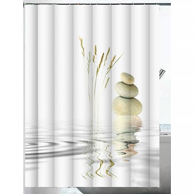 Κουρτίνα Μπάνιου Υφασμάτινη 180x200 εκ. Zen Frans Interior Design K12-20
